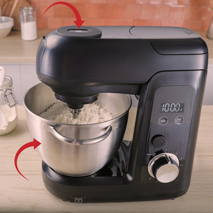 Tefal Bake Partner +, 1100 W, juodas - Virtuvinis kombainas