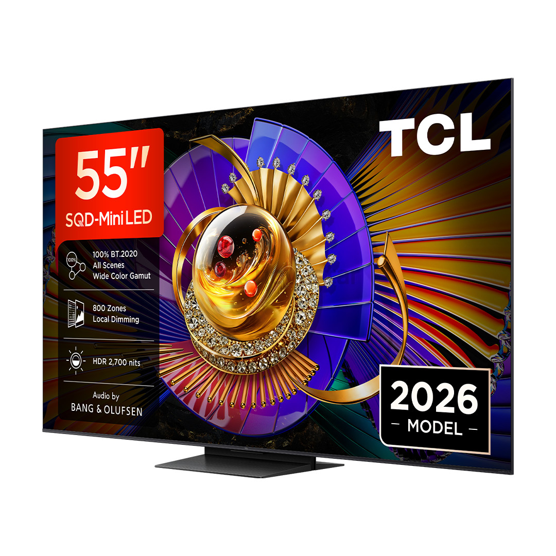 TCL C7L, 55'', 4K UHD, SQD-Mini LED, juodas - Televizorius