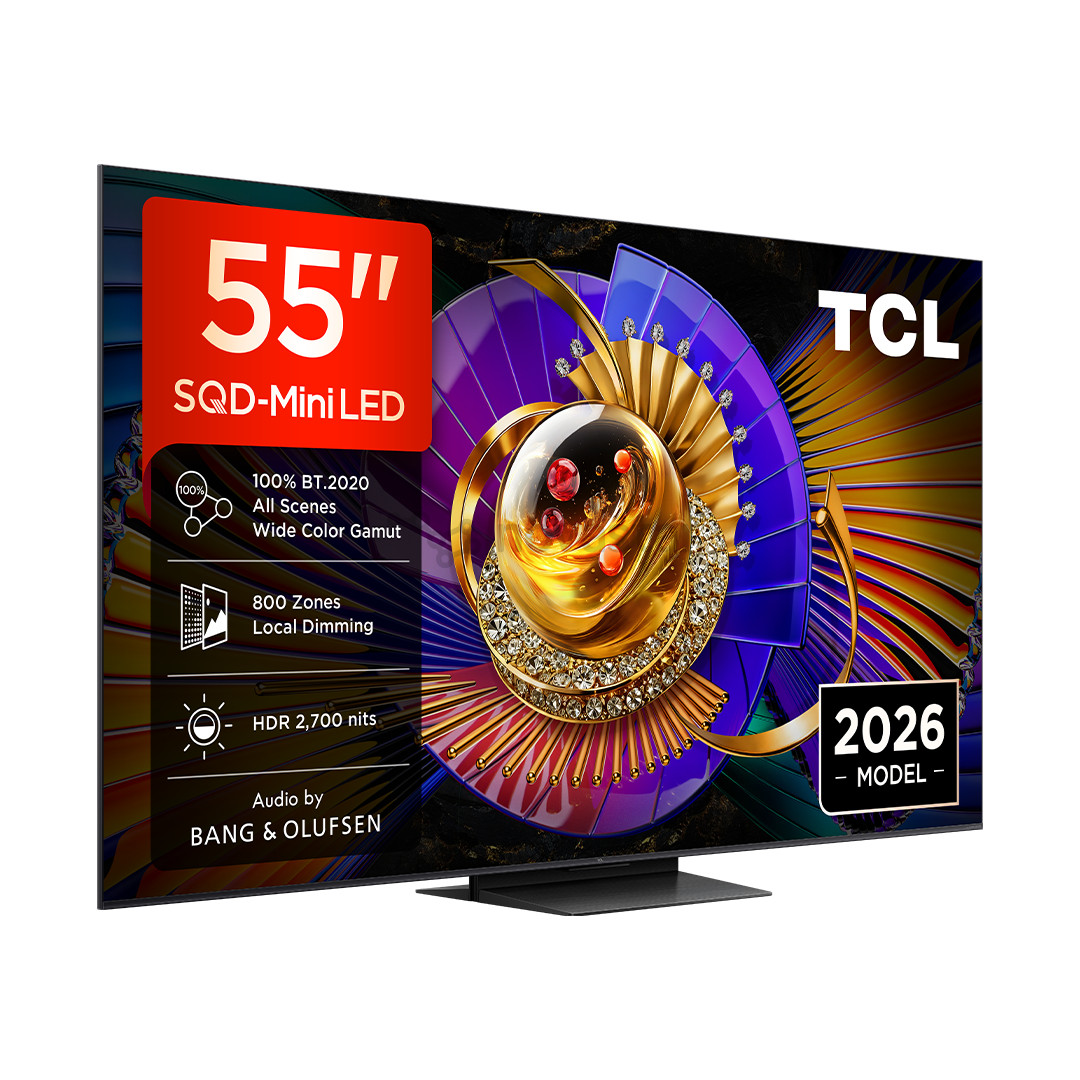 TCL C7L, 55'', 4K UHD, SQD-Mini LED, juodas - Televizorius