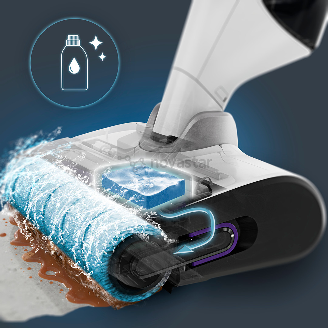 Tefal X-Clean 12, Wet & Dry, white - Cordless vacuum cleaner