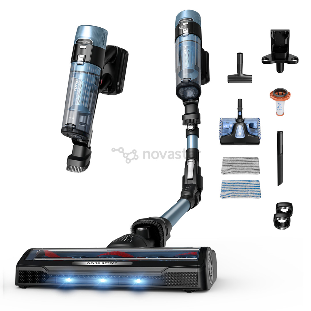 Tefal X-Force Flex 10.80 Allergy Aqua, blue - Cordless vacuum cleaner