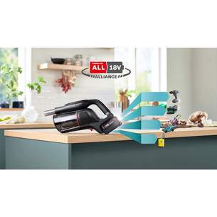 Bosch Unlimited 10 ProPower, juodas - Belaidis dulkių siurblys
