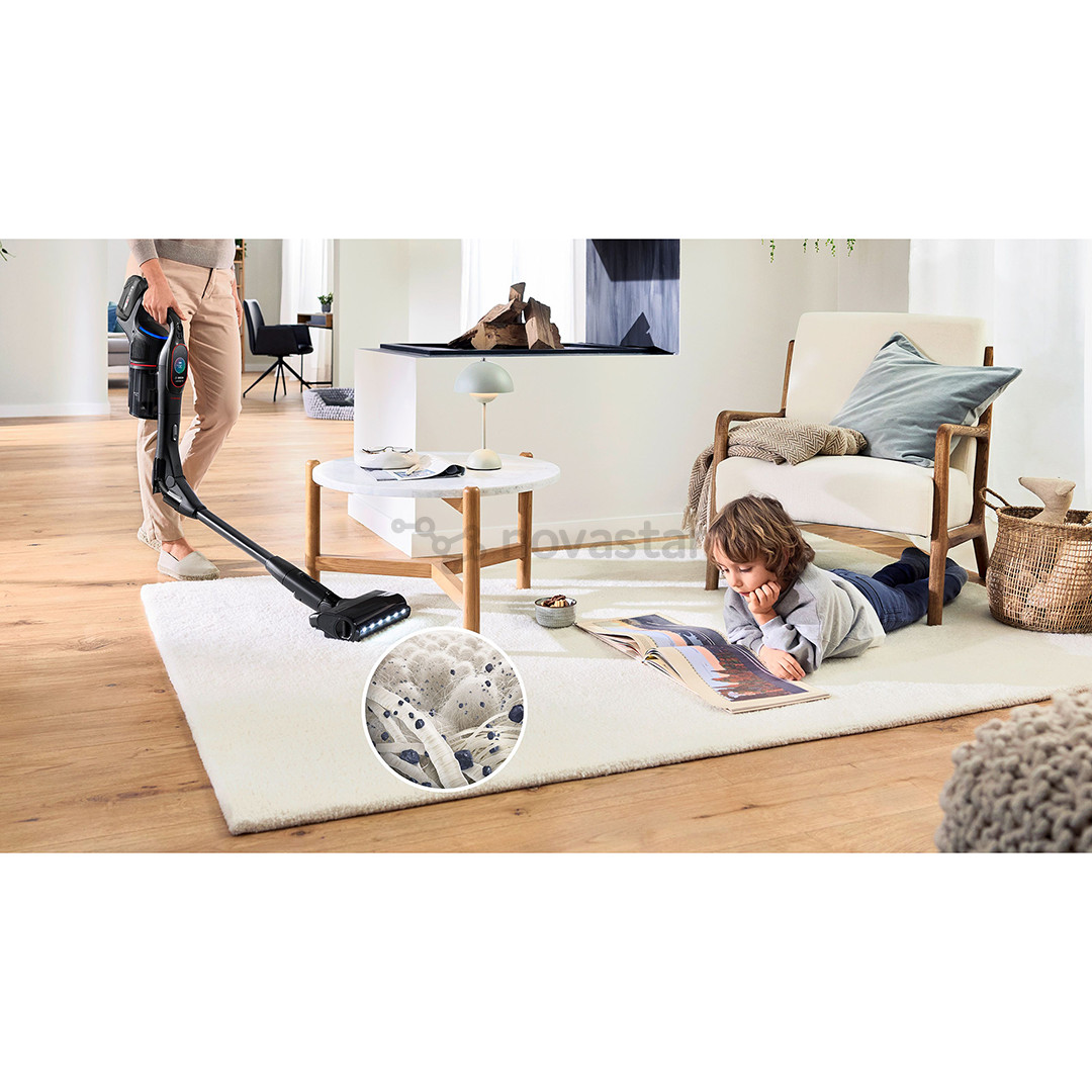 Bosch Unlimited 10 ProPower, juodas - Belaidis dulkių siurblys