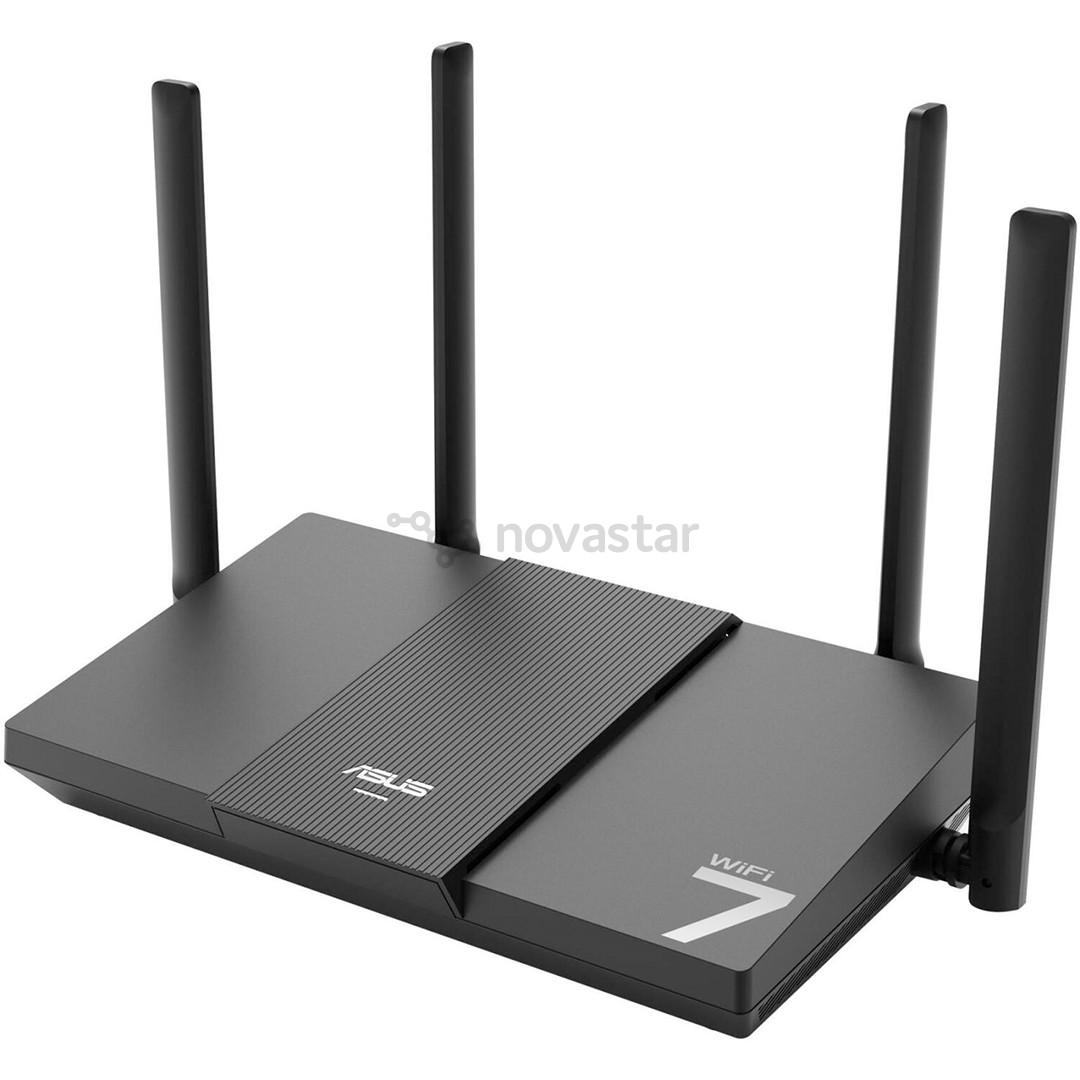 ASUS RT-BE50, Wi‑Fi 7, juodas - Wi-Fi maršrutizatorius