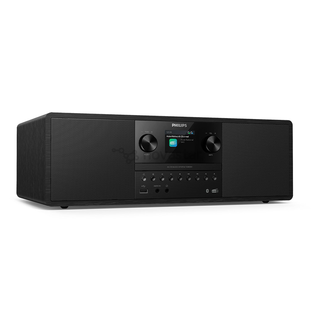 Philips TAM6500, juodas - Muzikinis centras