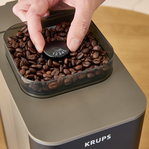 Krups Coffee Crush Experience, black/silver - Espresso machine
