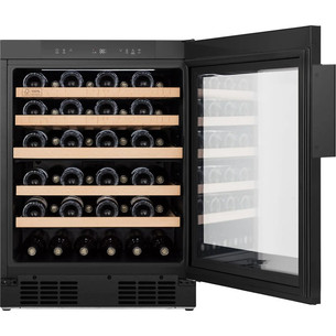 Hisense, 46 buteliai, aukštis 82 cm, juodas - Vyno šaldytuvas