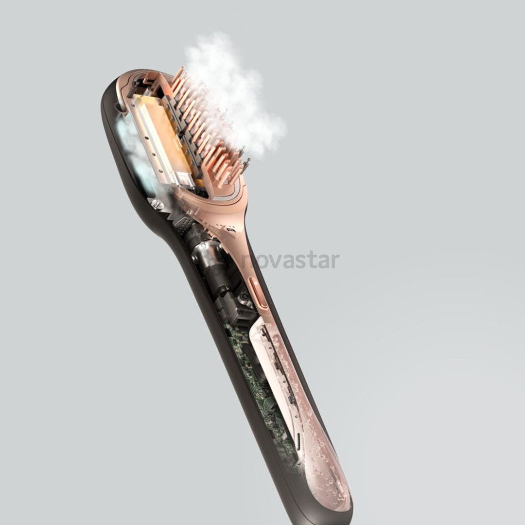 Rowenta Hair Therapist™, 165 W, black/copper - Steam hair brush