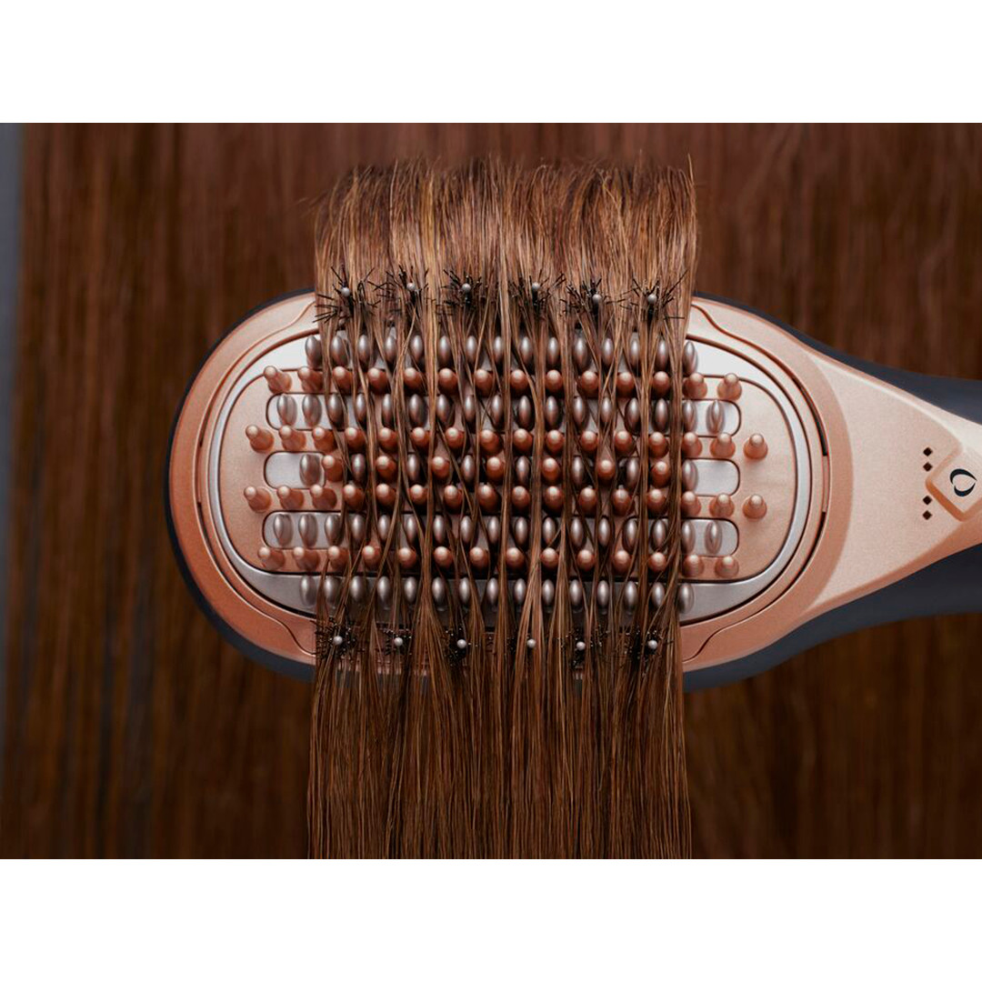 Rowenta Hair Therapist™, 165 W, black/copper - Steam hair brush