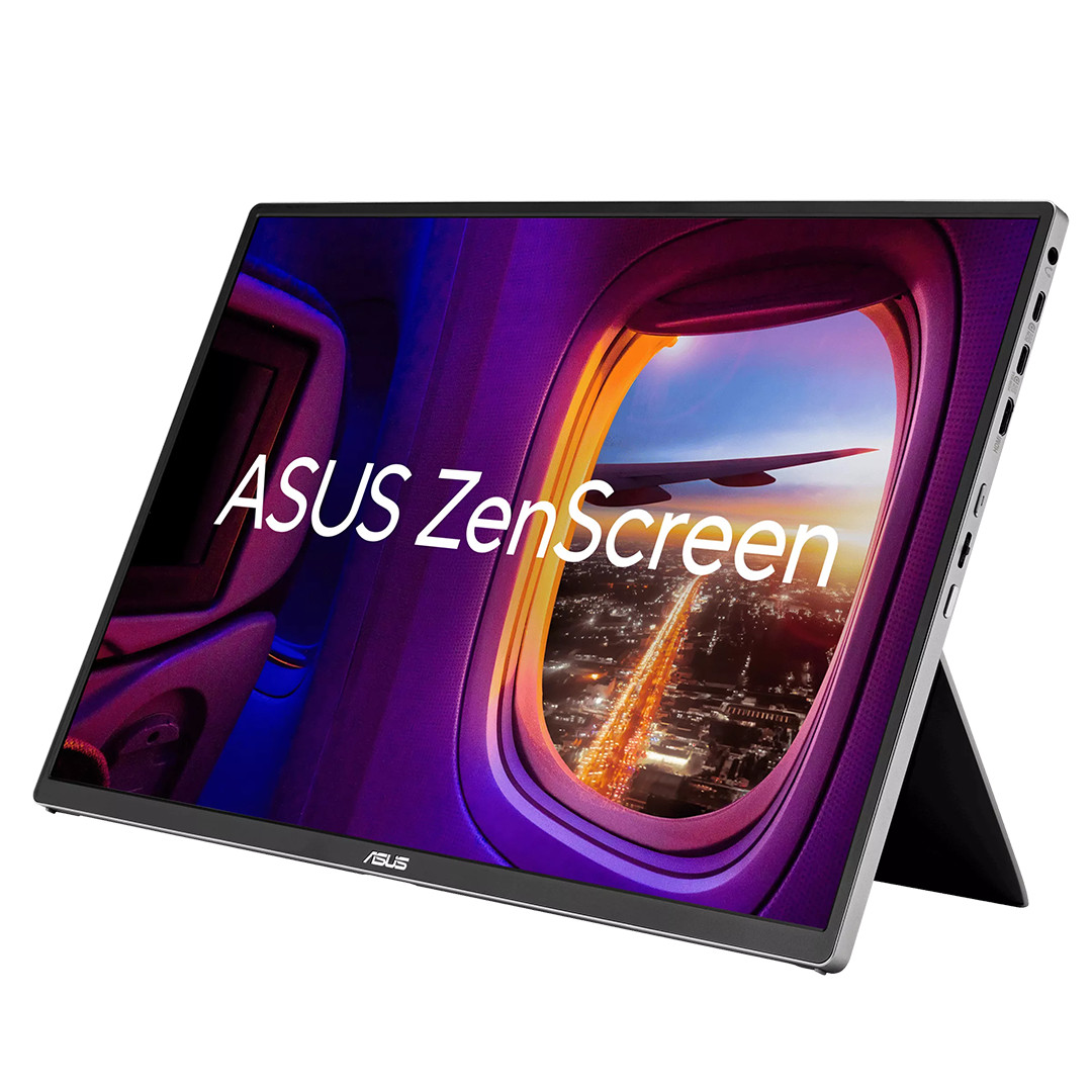 Asus ZenScreen OLED MQ16FC, 16", 60 Гц, USB-C, портативный, серый - Монитор