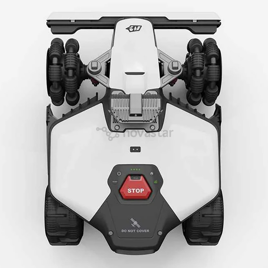 Mammotion LUBA mini AWD LiDAR 1500, baltas/juodas - Vejos robotas