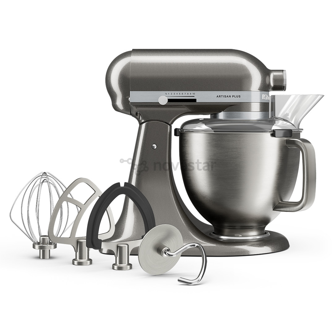 KitchenAid Artisan Plus, 4,7 L, sidabro spalvos - Virtuvinis kombainas