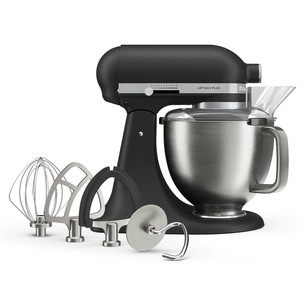 KitchenAid Artisan Plus, 4,7 L, juodas - Virtuvinis kombainas 5KSM50PKVEBK