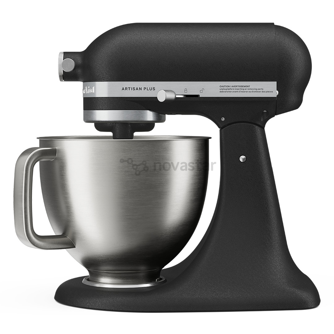 KitchenAid Artisan Plus, 4,7 L, juodas - Virtuvinis kombainas