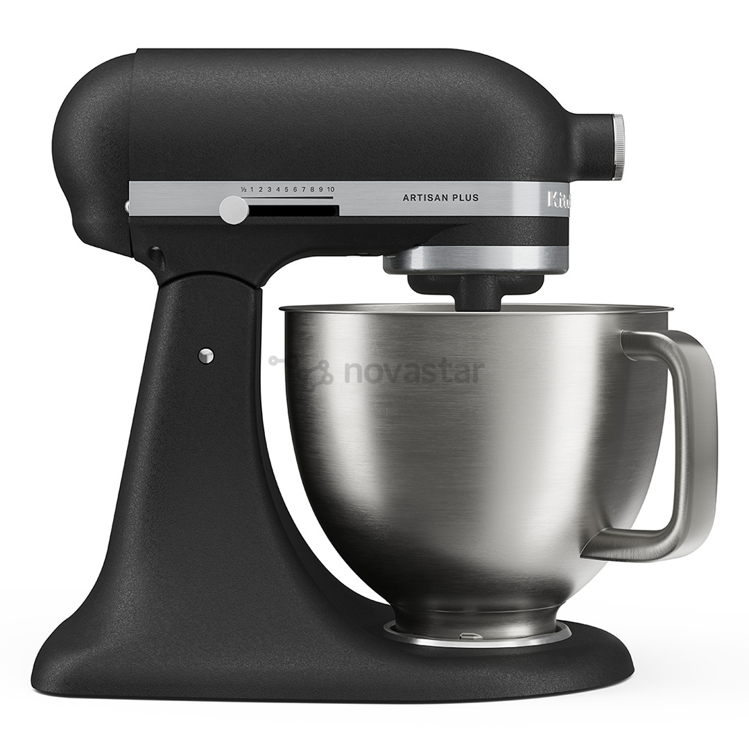 KitchenAid Artisan Plus, 4,7 L, juodas - Virtuvinis kombainas