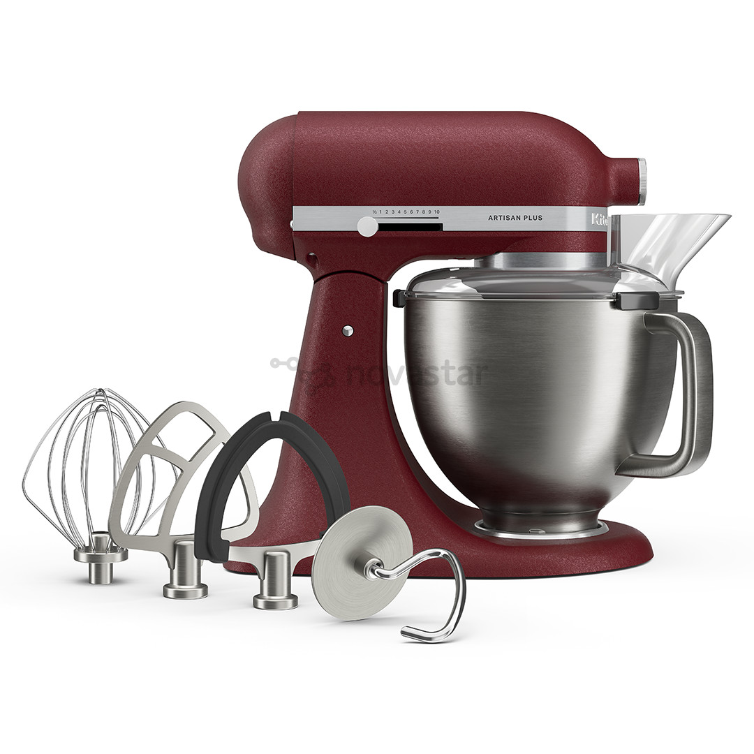 KitchenAid Artisan Plus, 4,7 L, tamsiai raudonas - Virtuvinis kombainas