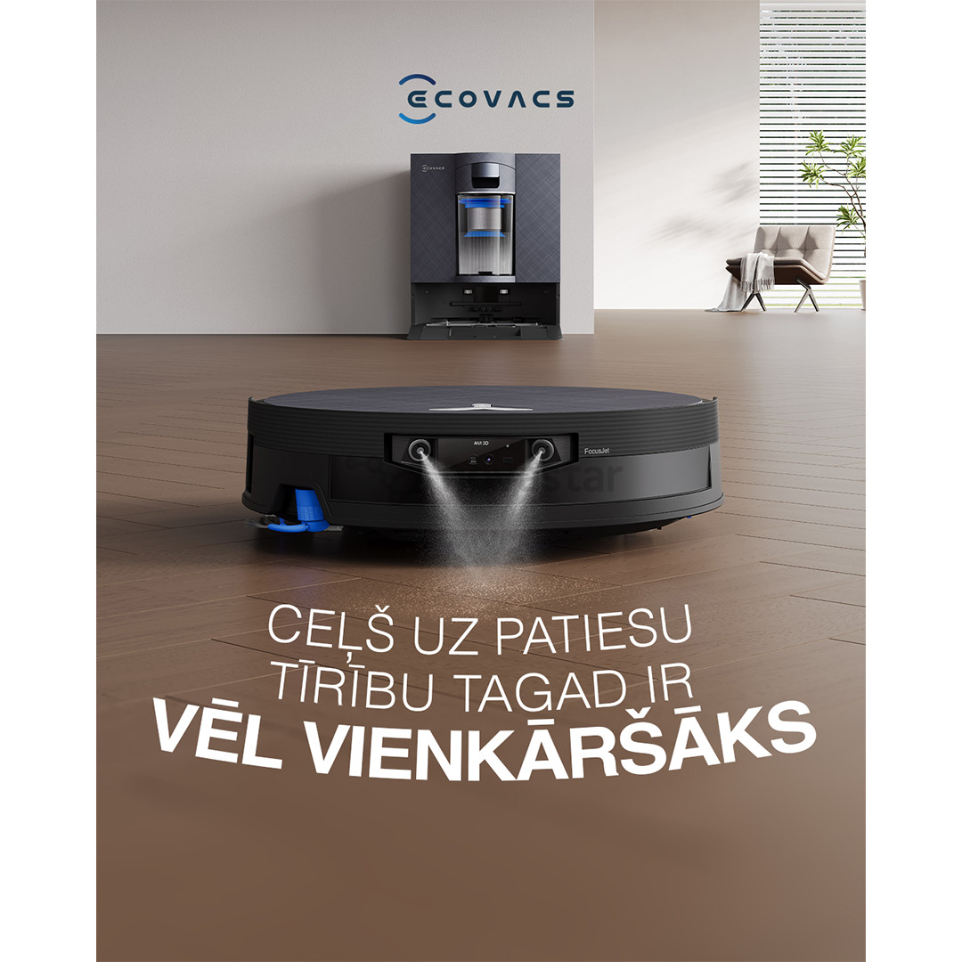 Ecovacs DEEBOT X12 OmniCyclone, Wet & Dry, grey - Robot vacuum cleaner