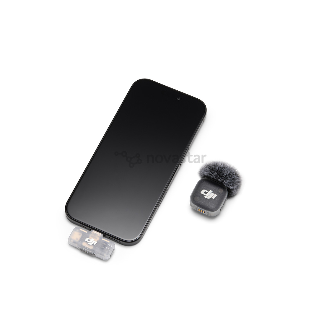 Dji Mic Mini 2, 1TX 1MRX, серый - Беспроводной микрофон