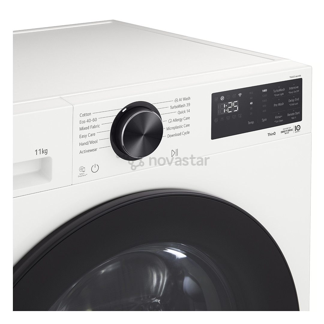 LG TurboWash 360˚, 11 kg, depth 55 cm, 1400 rpm - Front load washing machine
