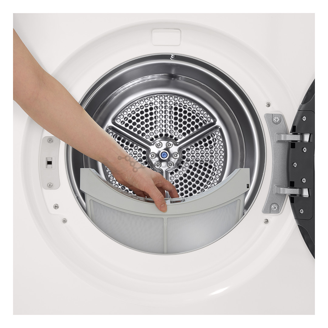 LG, Heat pump, 9 kg, gylis 61,5 cm - Džiovyklė