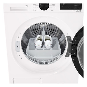 LG, Heat pump, 9 kg, gylis 61,5 cm - Džiovyklė