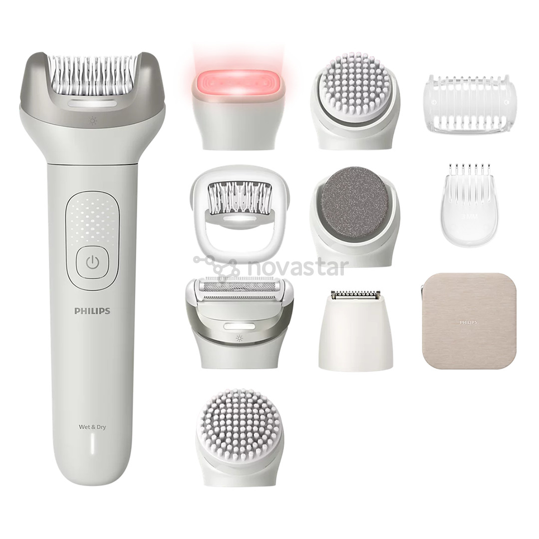 Philips 9900, Wet & Dry, 11-piece set, grey - Beauty set