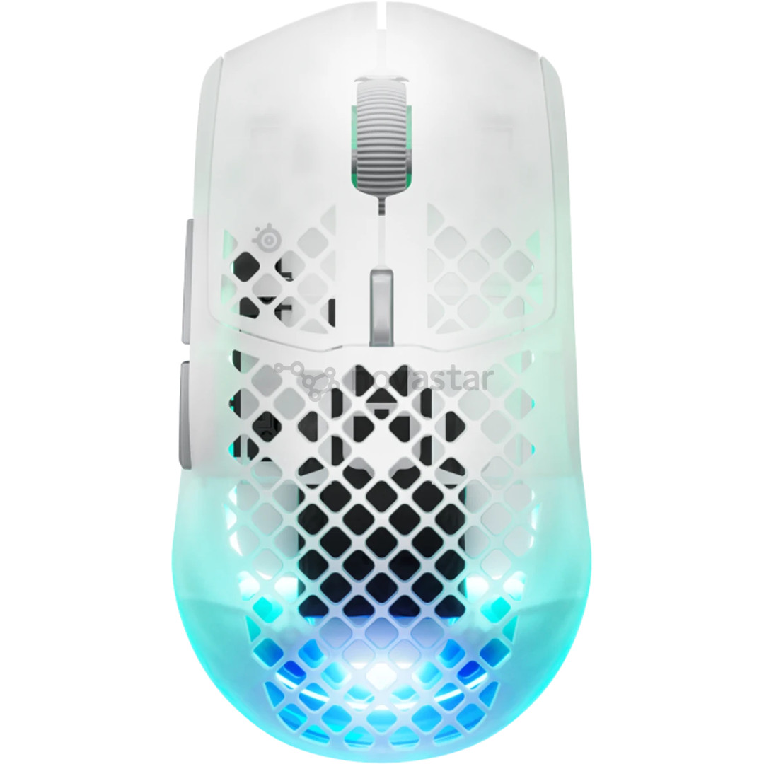 SteelSeries Aerox 3 Gen 2, белый/прозрачный - Беспроводная мышь