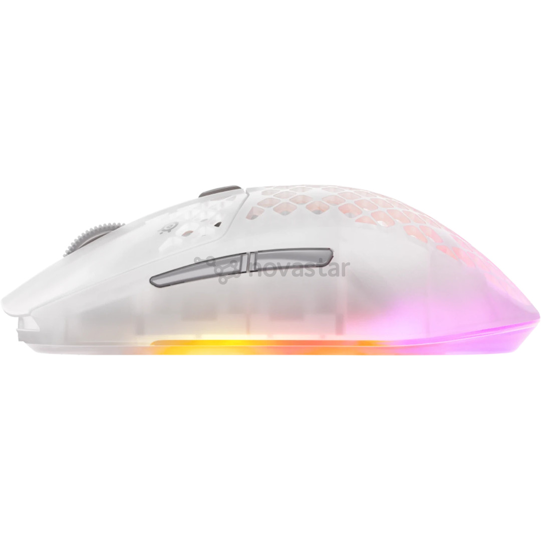 SteelSeries Aerox 3 Gen 2, белый/прозрачный - Беспроводная мышь