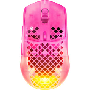 SteelSeries Aerox 3 Gen 2, розовый/прозрачный - Беспроводная мышь