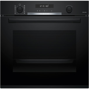 Bosch, Series 6, pirolizė, 71 L, juoda - Įmontuojama orkaitė HBG378AB4