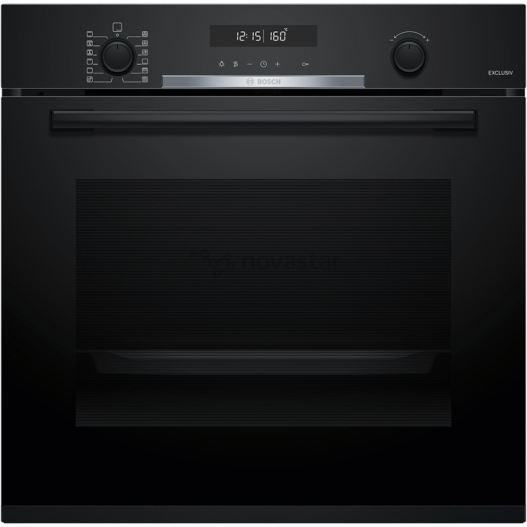 Bosch, Series 6, pirolizė, 71 L, juoda - Įmontuojama orkaitė