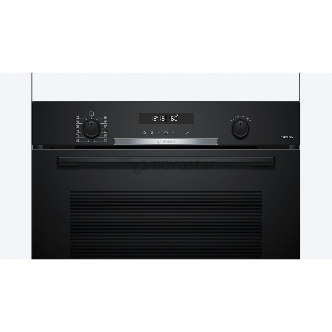 Bosch, Series 6, pirolizė, 71 L, juoda - Įmontuojama orkaitė