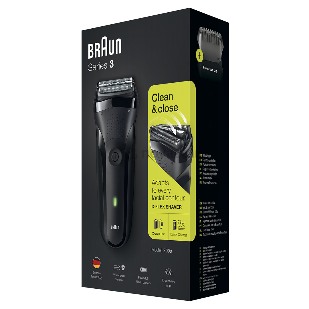 Braun Series 3, black - Shaver
