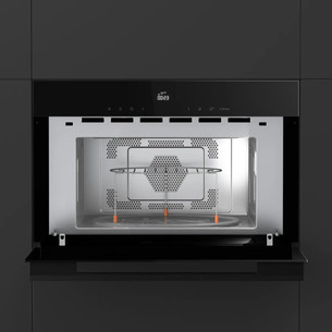Hisense Hi6, 34 L, 900 W, juoda - Įmontuojama mikrobangų krosnelė su griliu