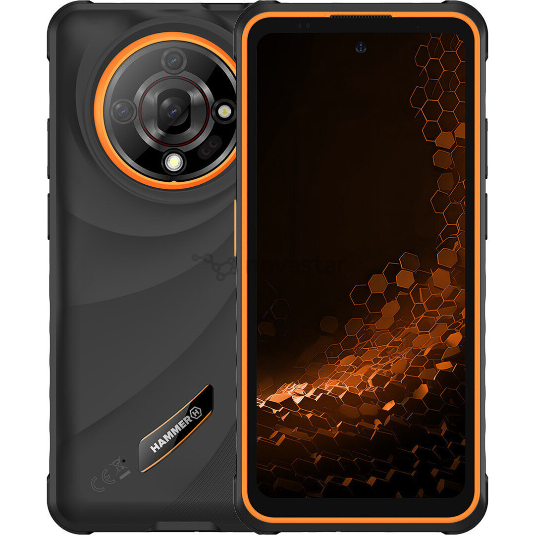 HAMMER Iron 6 5G, 8GB, 256GB, orange - Smartphone