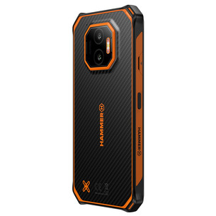 HAMMER Energy X2, 6GB, 128GB, black/orange - Smartphone