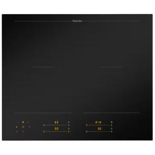 Miele, PowerFlex kaitinimo zona, plotis 62 cm, matinė juoda - Įmontuojama indukcinė kaitlentė KM8565FL/MASW