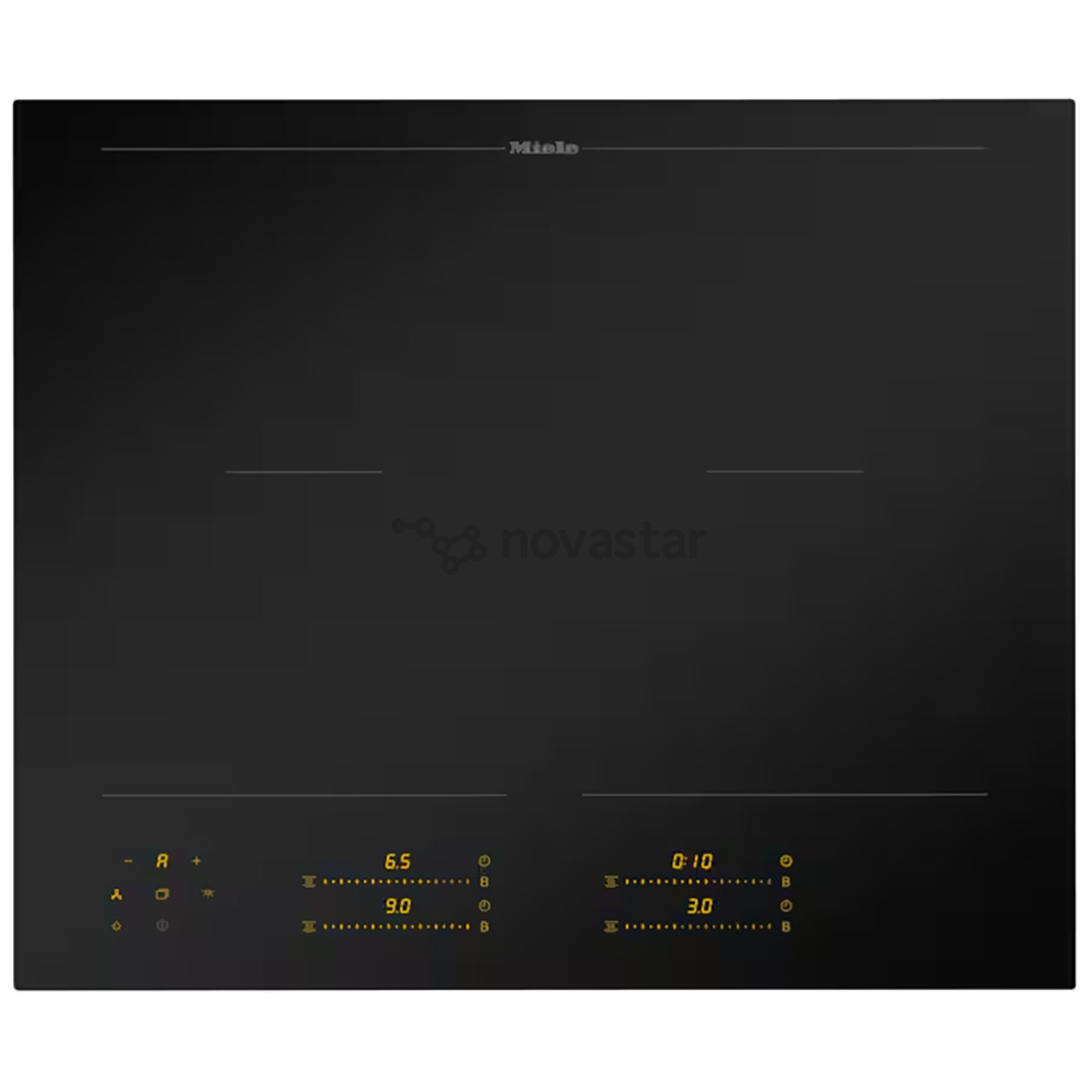 Miele, PowerFlex kaitinimo zona, plotis 62 cm, matinė juoda - Įmontuojama indukcinė kaitlentė