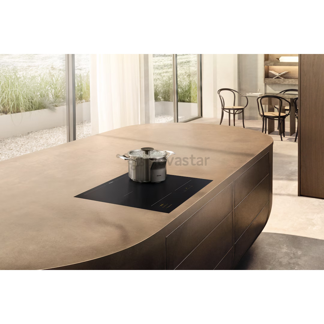 Miele, PowerFlex kaitinimo zona, plotis 62 cm, matinė juoda - Įmontuojama indukcinė kaitlentė
