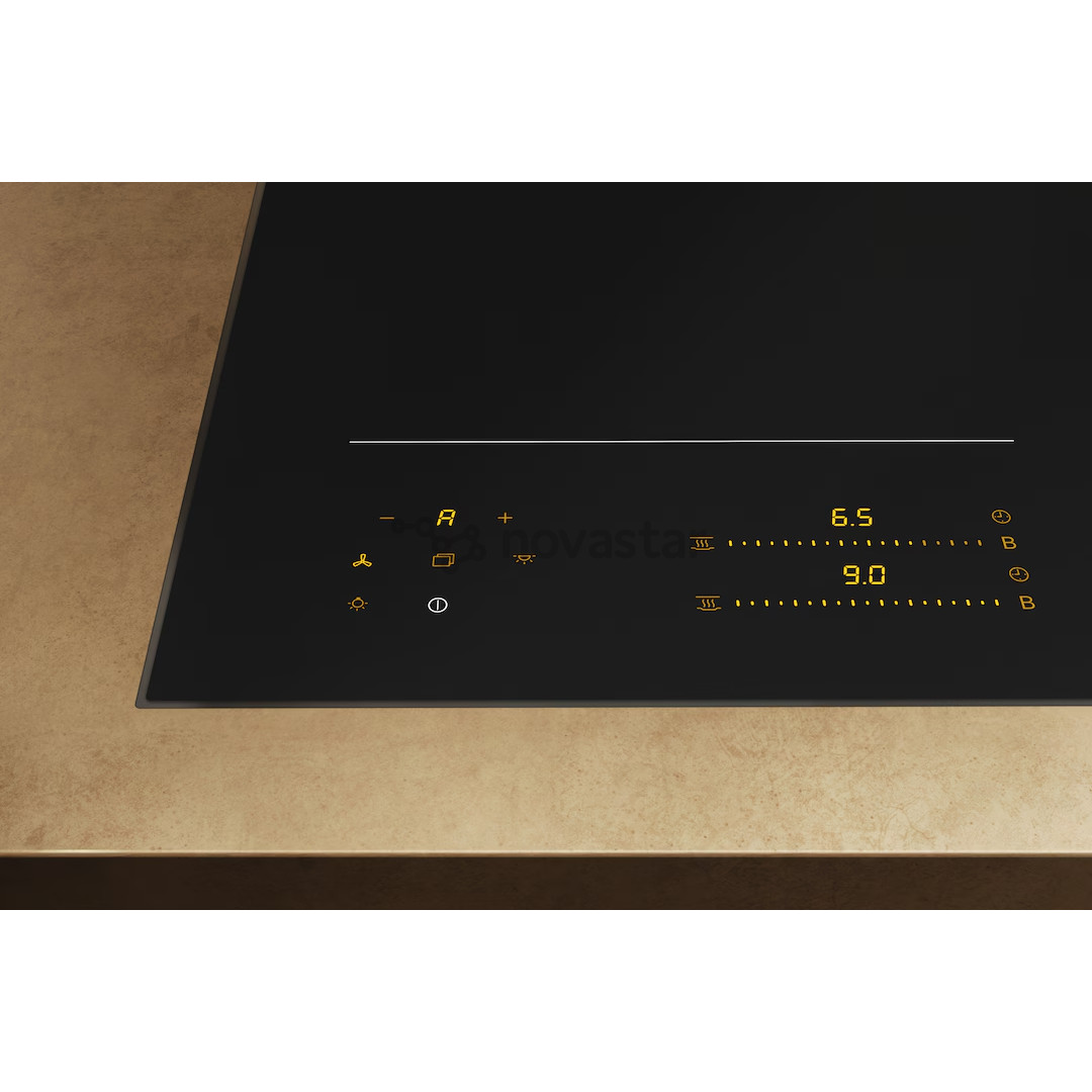 Miele, PowerFlex kaitinimo zona, plotis 62 cm, matinė juoda - Įmontuojama indukcinė kaitlentė
