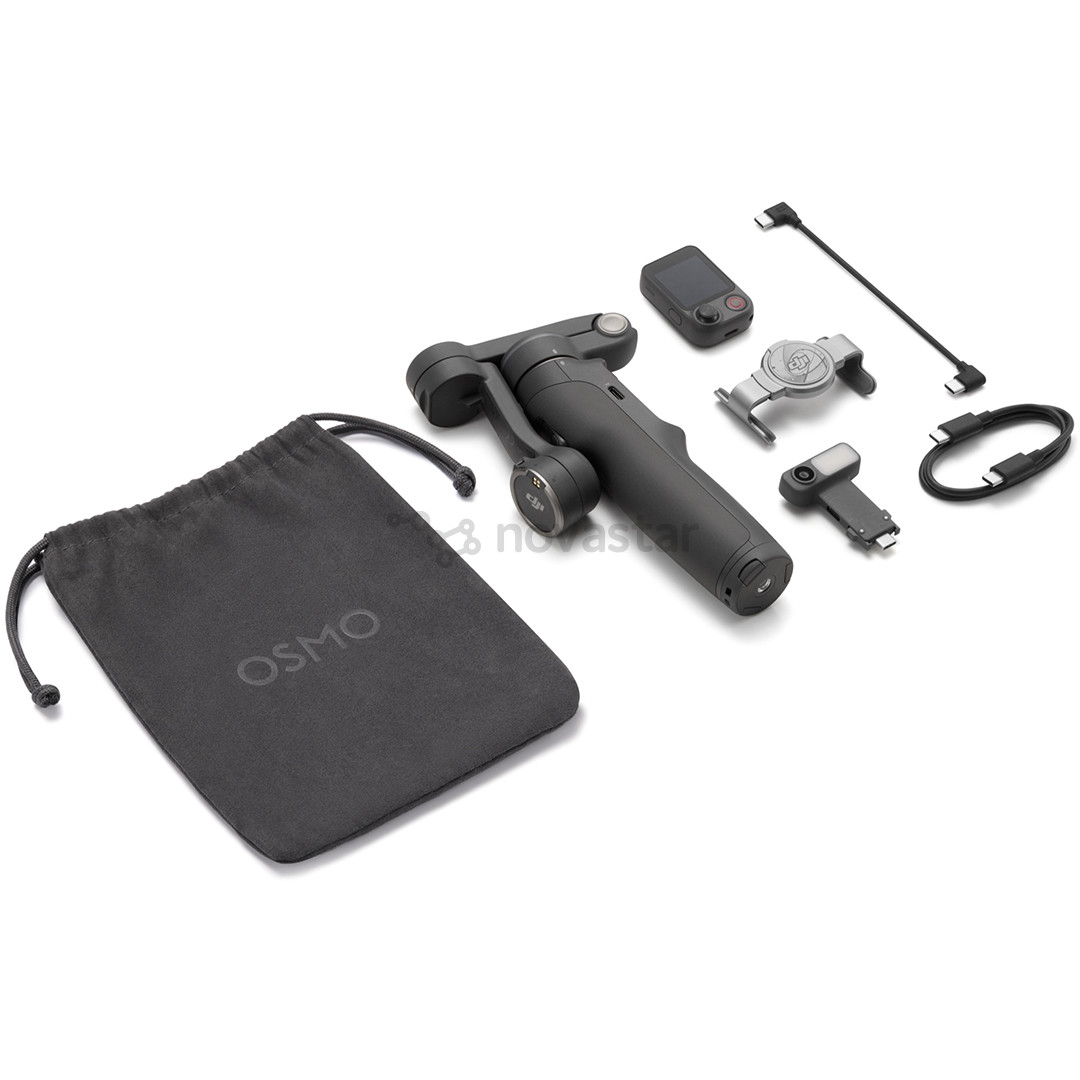 DJI Osmo Mobile 8P Advanced Tracking Combo, juodas - Stabilizatorius