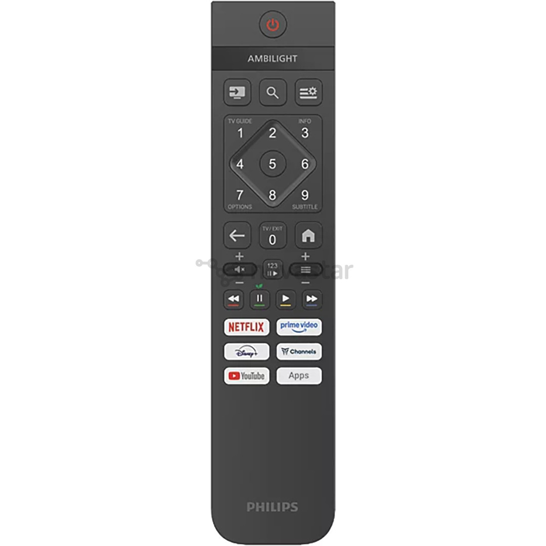 Philips PUS7001, 50", 4K UHD, LED LCD, black - TV