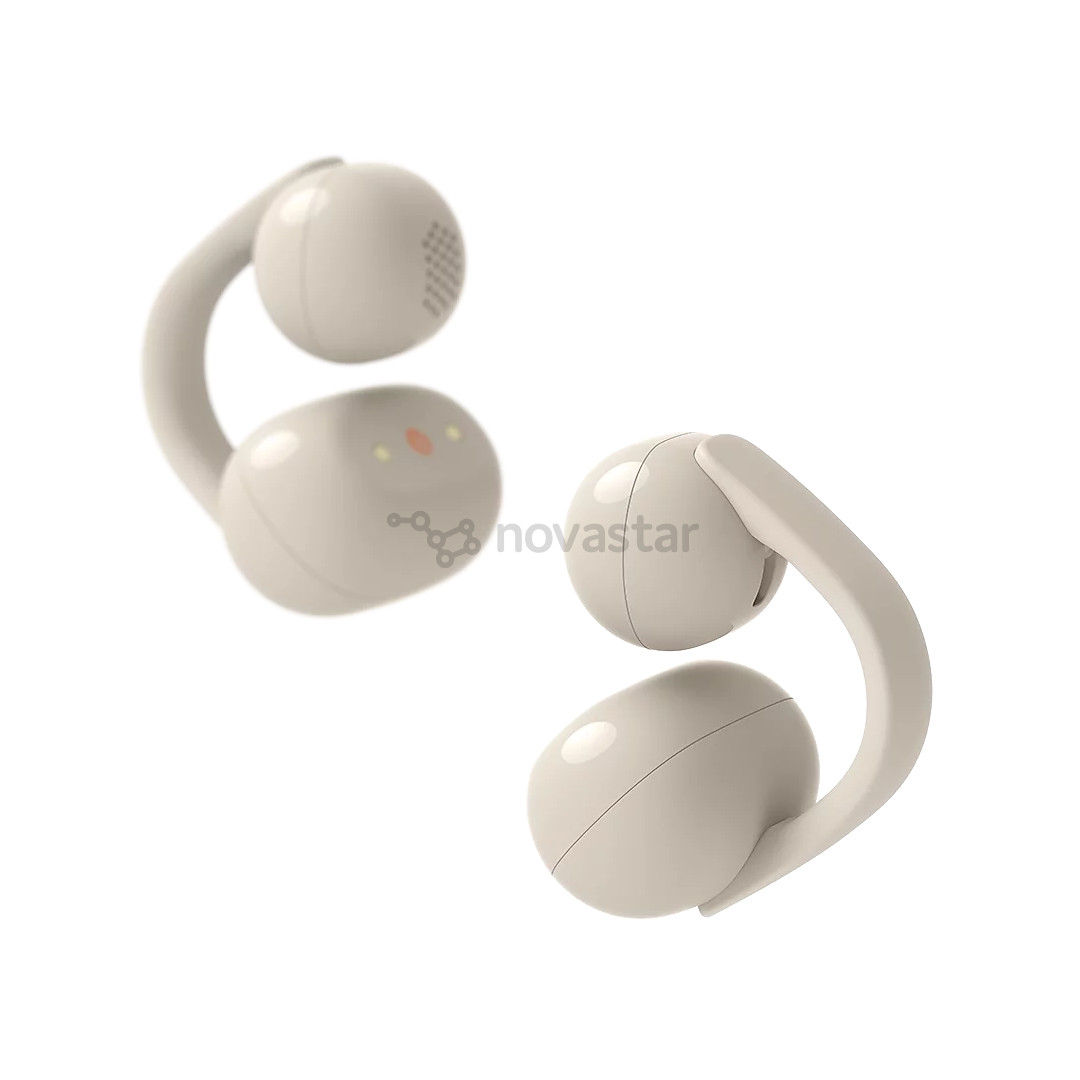 Sony Linkbuds Clip, greige - True wireless earbuds