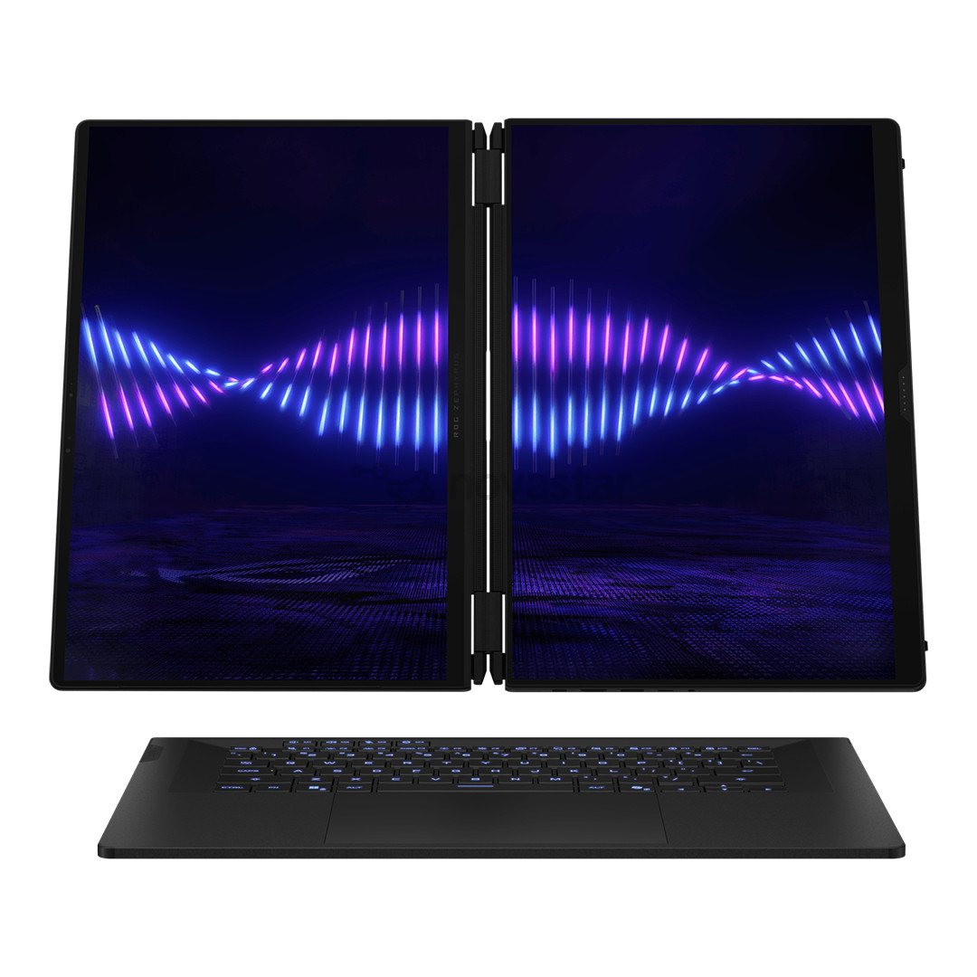 Asus ROG Zephyrus Duo (2026) GX651, 16'', 3K, Duo OLED, 120 Гц, Ultra 9, 64 ГБ, 2 ТБ, RTX 5090, ENG, темно-серый - Ноутбук