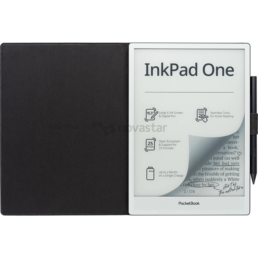 PocketBook Magnetic folio cover, 10,3", InkPad One, juodas - Dėklas