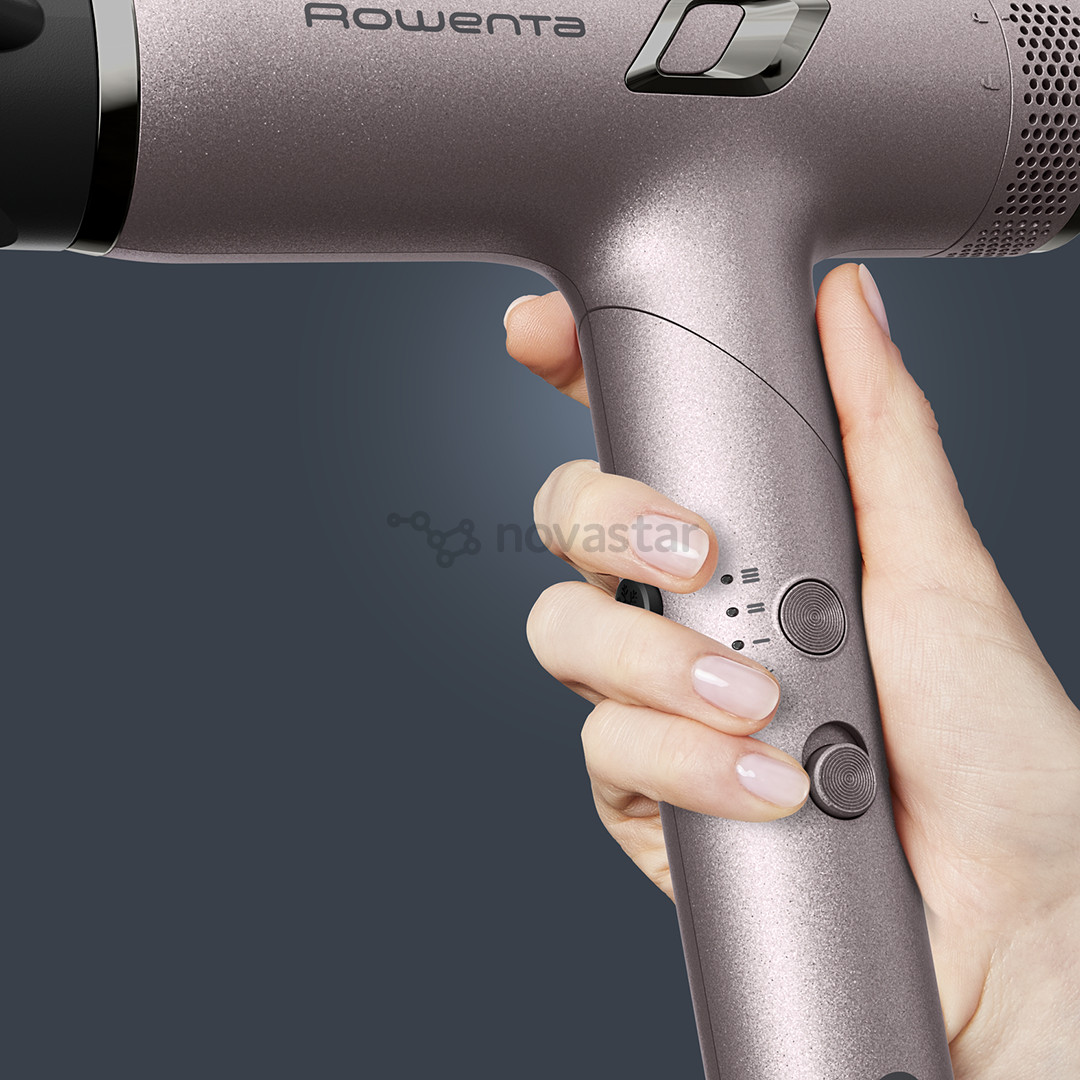 Rowenta Nano, складной, 1700 Вт, розовый - Фен