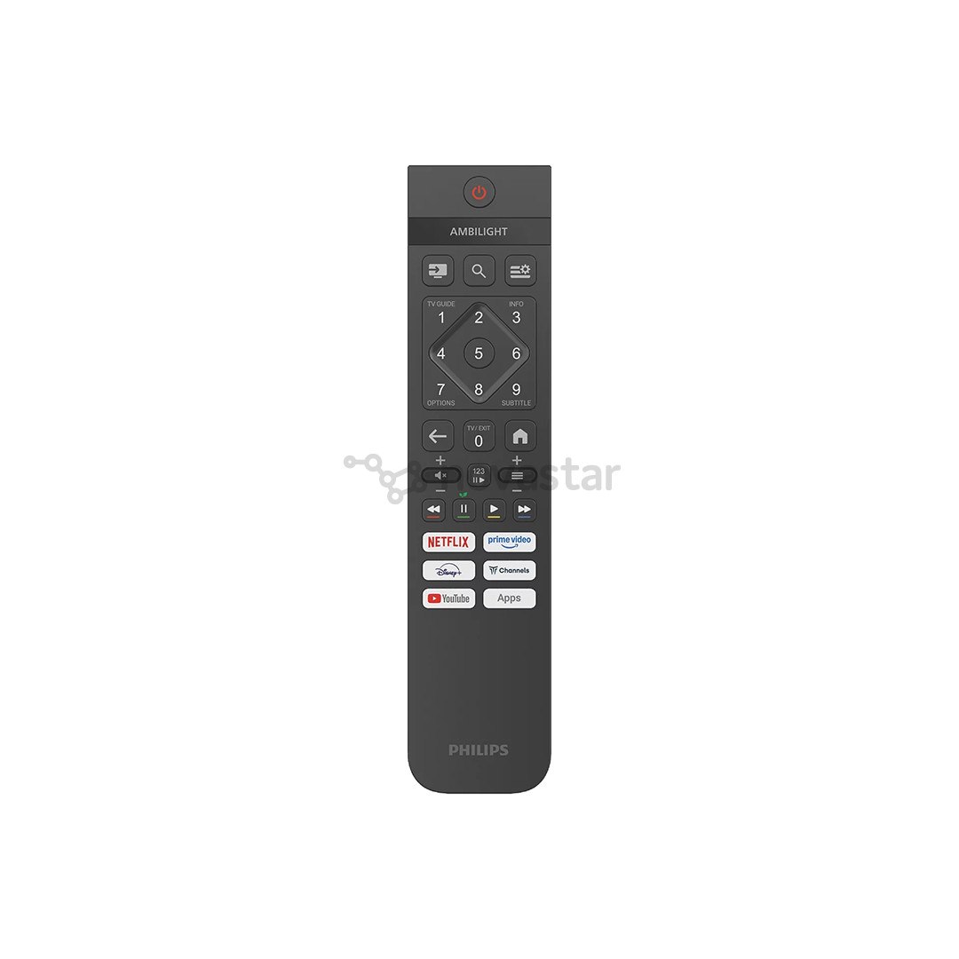 Philips PUS8001, 43'', 4K UHD, LED, black - TV