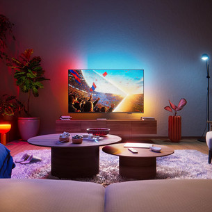 Philips PUS8001, 50'', 4K UHD, LED, black - TV
