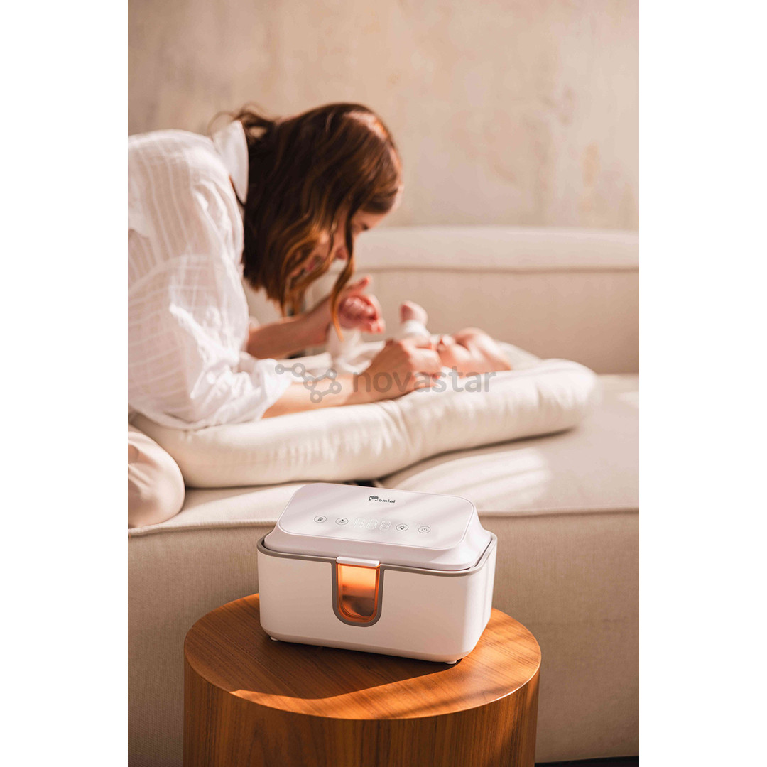 Momini WarmWipes, white - Wet wipes warmer