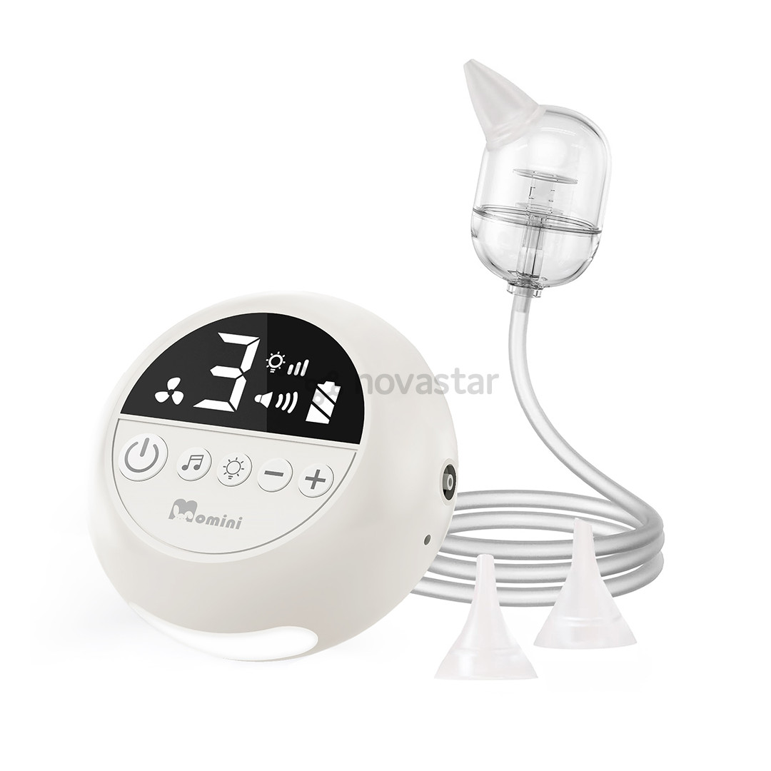 Momini Sniffley, white - Automatic nasal aspirator